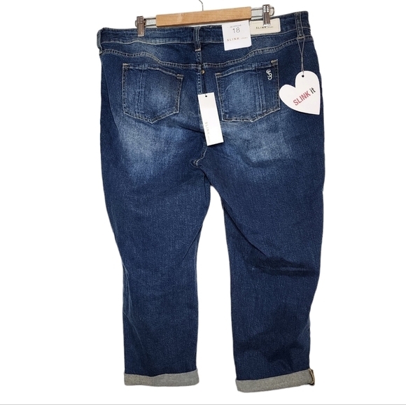 NWT Slink Tasha Boyfriend Curvy Jeans Stitch Fix Size 18W - Picture 14 of 16